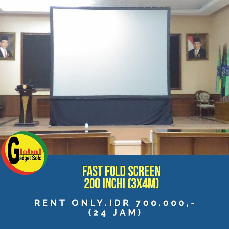SCREEN FASTFOLD 200 INCHI (3X4M) -PROMO AKHIR TAHUN — Sewa LCD Solo ...