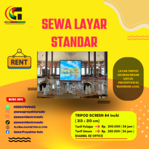 layar standar 84 inch layar standar 84 inch